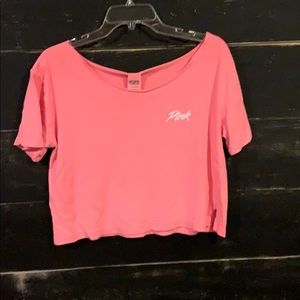 Pink crop top